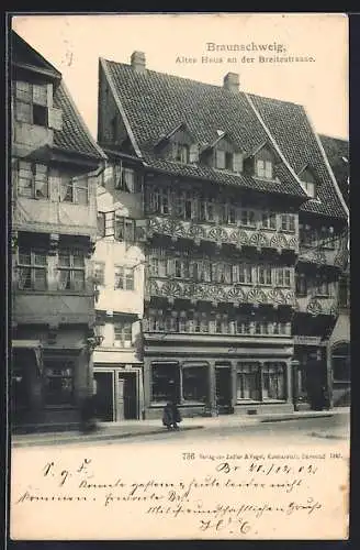AK Braunschweig, Altes Haus an der Breitestrasse