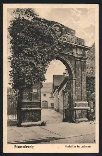 AK Braunschweig, Schlosstor im Ackerhof