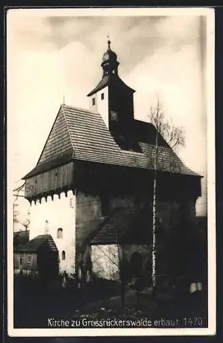 AK Grossrückerswalde, Kirche aus dem 15. Jhr.