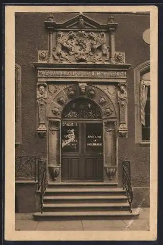 AK Braunschweig, Portal der Hagenmarktapotheke