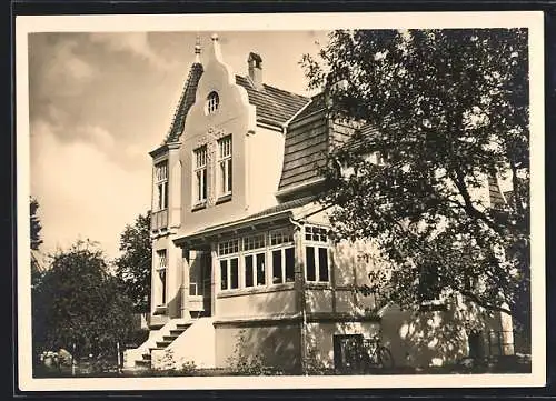 AK Hamburg-Marienthal, Blick auf die Villa, Schlageterstrasse 60