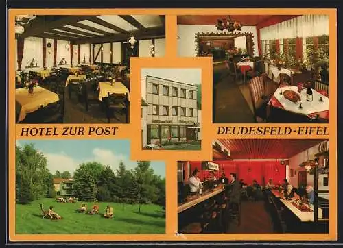 AK Deudesfeld /Eifel, Hotel zur Post