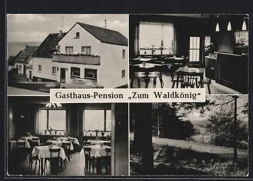 AK Waldkönigen /Krs. Daun, Gasthaus-Pension zum Waldkönig M. Blum