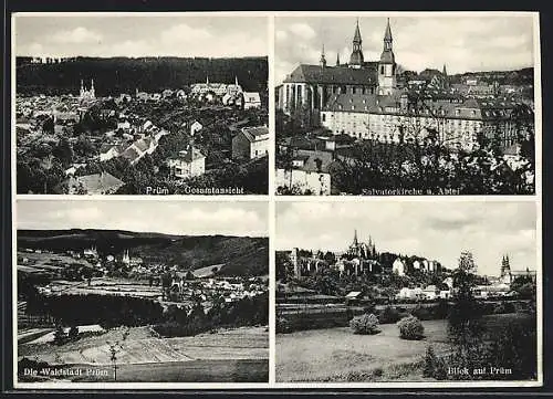 AK Prüm, Salvatorkirche, Ortsansichten