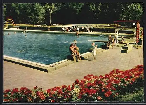 AK Prüm /Eifel, Im Waldschwimmbad