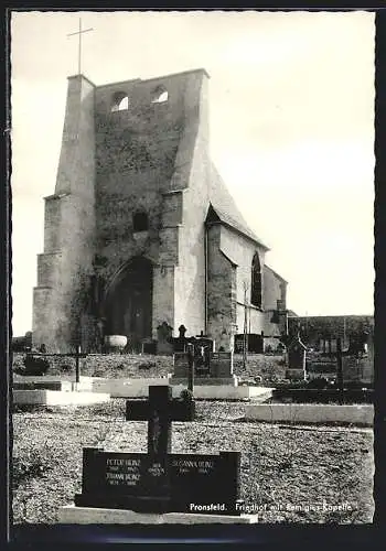 AK Pronsfeld /Eifel, Friedhof und Remigius-Kapelle