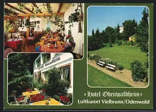 AK Michelstadt-Vielbrunn /Odenwald, Hotel Odenwaldheim mit Gästehaus Fam. Siefert-Wamsser