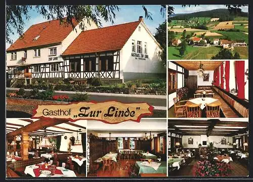 AK Reichelsheim-Klein-Gumpen /Odenwald, Gasthof zur Linde Roth-Voll