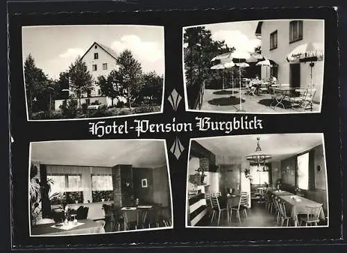 AK Oberviechtach, Hotel-Pension Burgblick Appel