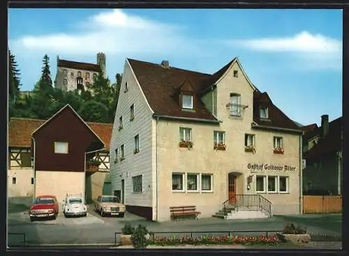 AK Gössweinstein /Fränk. Schweiz, Gasthof-Pension Goldener Adler F. Trautner