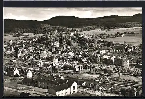 AK Gerolstein, Teilansicht mit den Eifel-Dolomiten