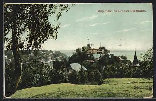 AK Hamburg-Blankenese, Süllberg vom Bismarckstein