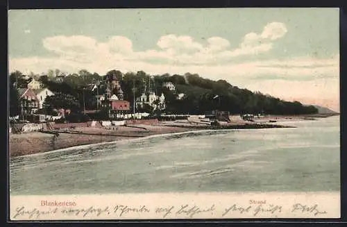 AK Hamburg-Blankenese, Strandpartie