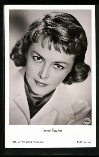 AK Schauspielerin Hanna Rucker in Weil Du arm bist musst du früher sterben