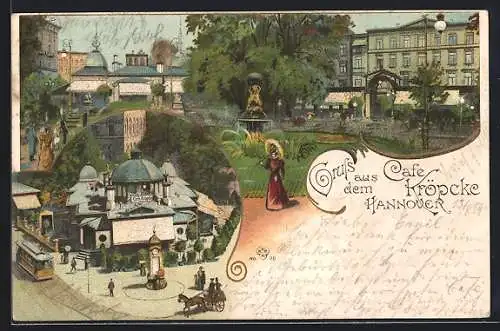 Lithographie Hannover, Café Kröpcke