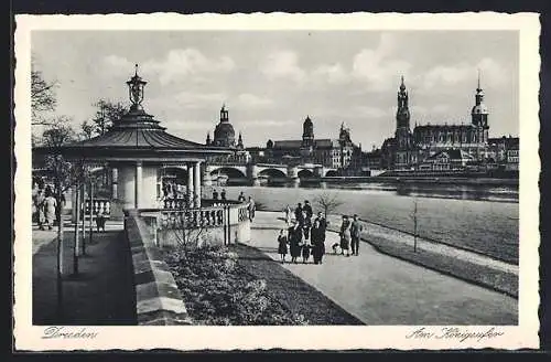 AK Dresden-Neustadt, Am Königsufer