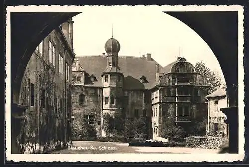 AK Glauchau /Sa., Am Schloss