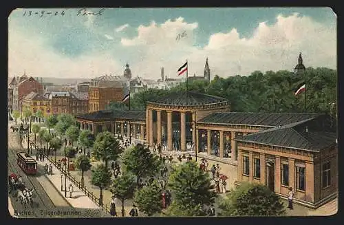 Lithographie Aachen, Elisenbrunnen