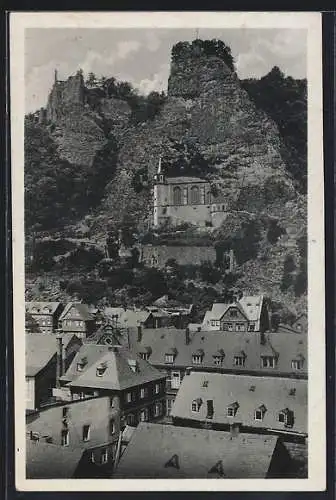AK Oberstein a. d. Nahe, Felsenkirche und Burg
