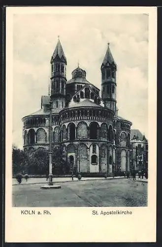 AK Köln a. Rh., St. Apostelkirche