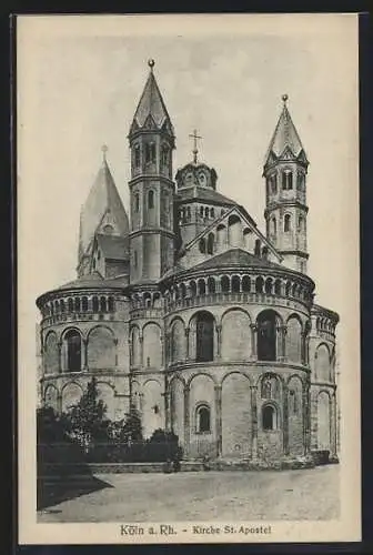 AK Köln a. Rh., Kirche St. Apostel