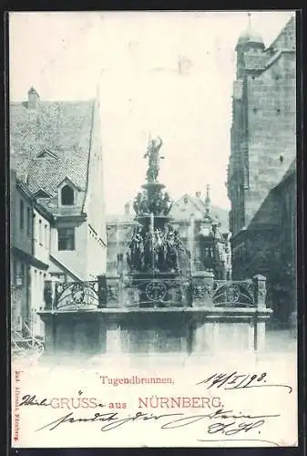 AK Nürnberg, Tugendbrunnen