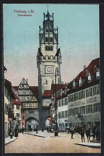 AK Freiburg i. Br., Gasthaus zum Baeren am Schwabentor