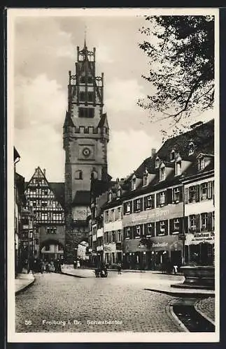 AK Freiburg i. Br., Gasthaus zum Baeren am Schwabentor