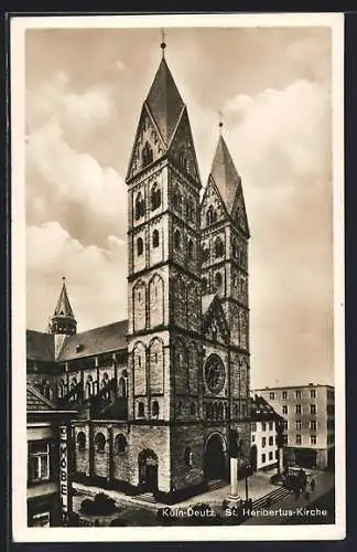 AK Köln-Deutz, St. Heribertus-Kirche