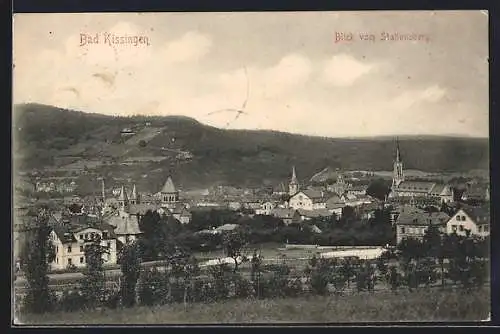 AK Bad Kissingen, Blick vom Stationsberg