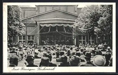 AK Bad Kissingen, Beim Kurkonzert