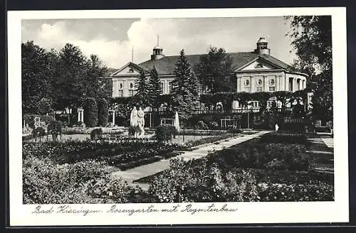 AK Bad Kissingen, Rosengarten mit Regentenbau