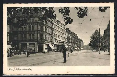 AK Köln-Neustadt, Hohenzollernring, Strassenpartie