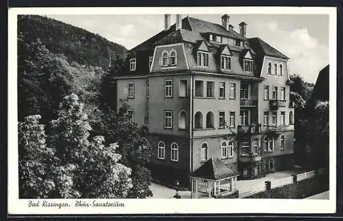 AK Bad Kissingen, Rhön Sanatorium im Sonnenschein