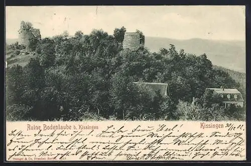 AK Kissingen, Ruine Bodenlaube