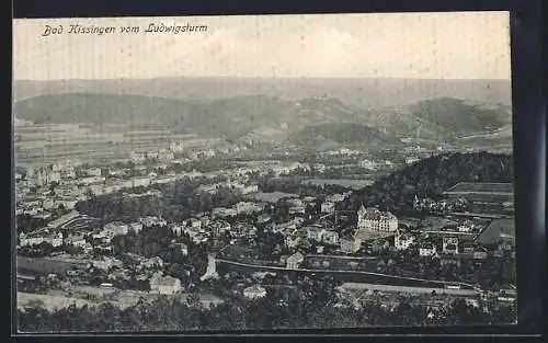 AK Bad Kissingen, Ortsansicht vom Ludwigsturm aus
