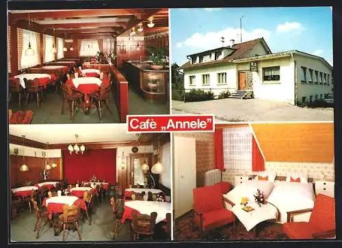 AK Dietlingen /Waldshut, Cafe-Restauranmt Annele E. Knopf