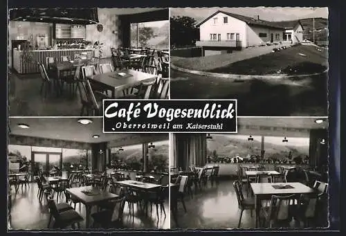 AK Oberrotweil am Kaiserstuhl, Cafe Vogesenblick R. Wagener