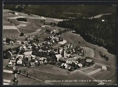 AK St. Märgen, Gesamtansicht vom Flugzeug aus