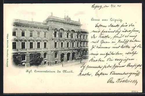 AK Leipzig, Königliches Conservatorium der Musik