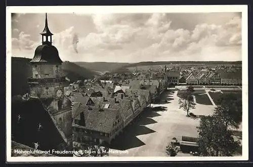 AK Freudenstadt, Marktplatz mit Kirche