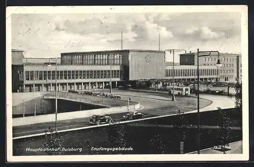 AK Duisburg, Hauptbahnhof, Empfangsgebäude
