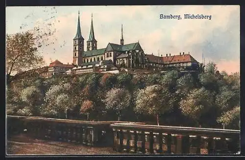 AK Bamberg, Michelsberg mit Kirche