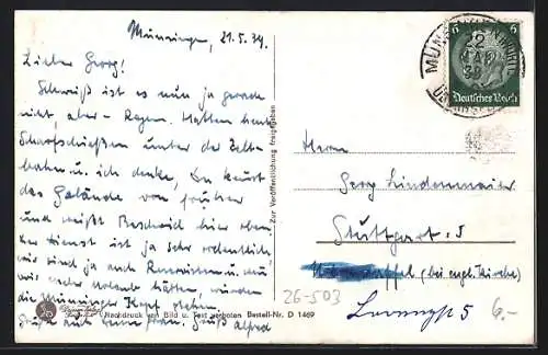 Künstler-AK Ferdinand Barlog: Soldaten wringen eine nasse Jacke aus