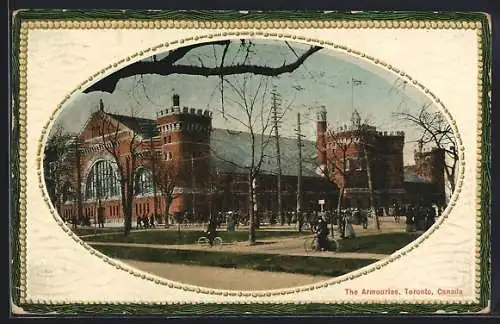 Präge-AK Toronto, The Armouries, Passepartout