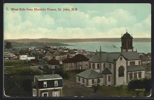 AK St. John, N. B., West Side from Martello Tower