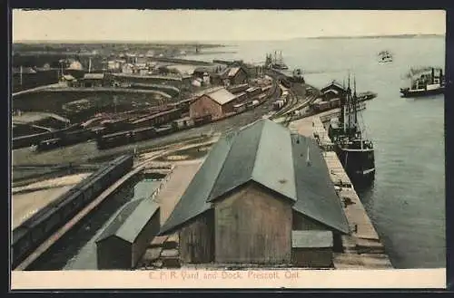 AK Prescott /Ont., C. P. R. Yard and Dock