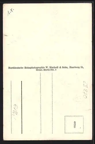 AK Mitteldorf /Kr. Verden a. d. Aller, Haltermanns Gasthof mit Einfahrt und Gartenpartie