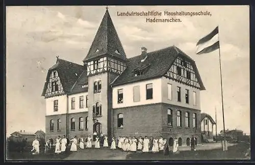 AK Hademarschen, Landwirtschaftliche Haushaltungsschule mit Leuten
