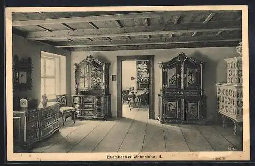 AK Bautzen, Ebersbacher Wohnstube im Stadtmuseum